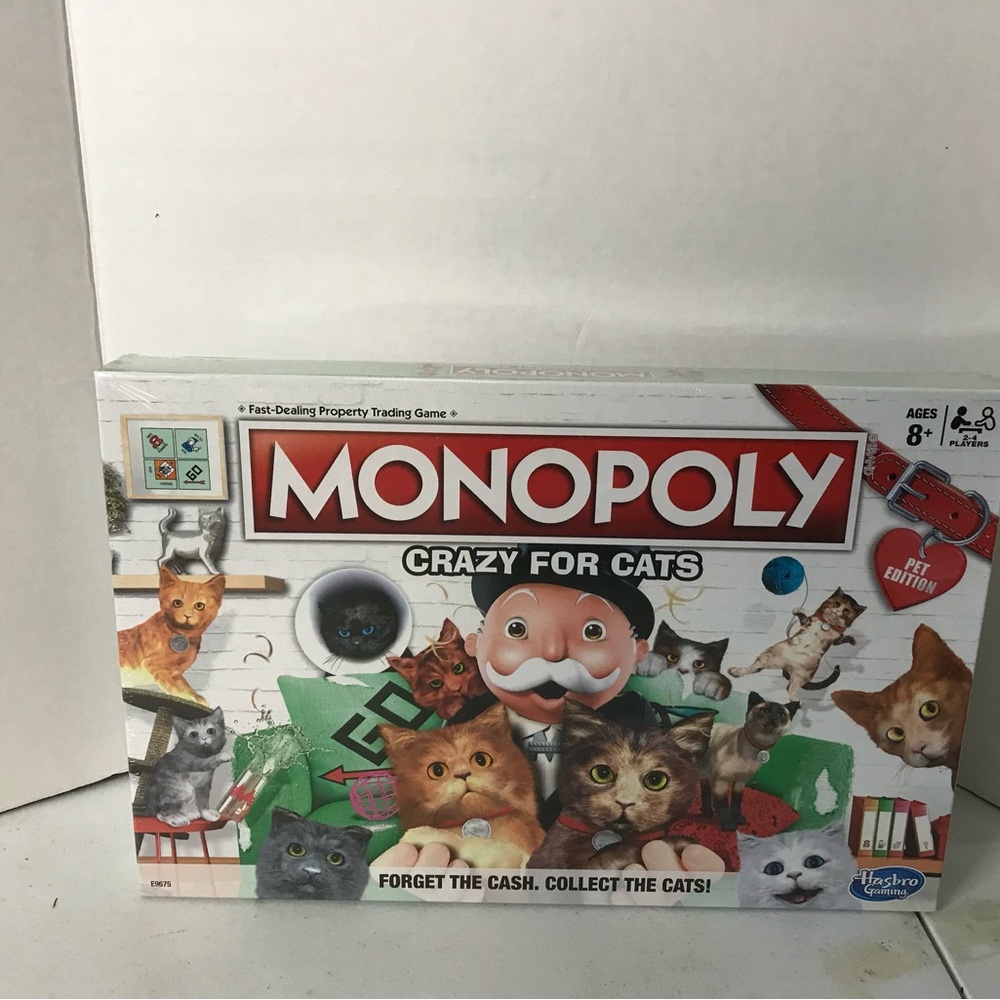 Hasbro Monopoly Crazy for Cats Game - Multicolor